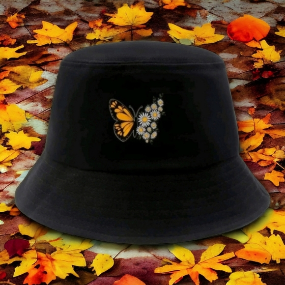 🦋NEW!!! Butterfly & Flowers Bucket Hat 🦋 - Picture 7 of 7